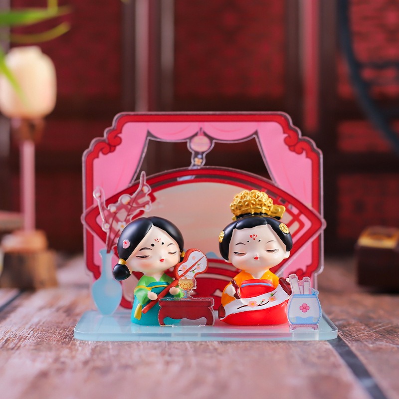 唐仕女場(chǎng)景擺件