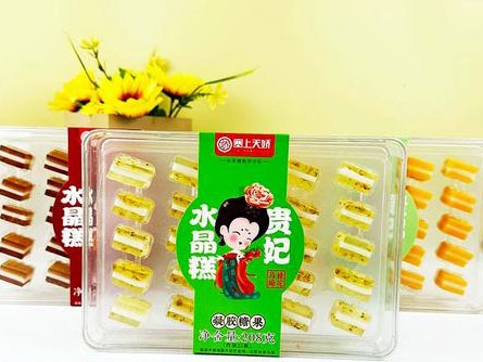 西市老街口水晶糕與塞上天嬌貴妃水晶糕差異解析